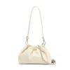 Gold Chain Black Leather Cloud Shoulder Bag - Crossbody & Underarm Style