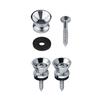 4Pcs Guitar Strap Lock Buttons Metal End Pin Security Straplocks Belt Buckle Retainer for Guitar Bass Ukuleles