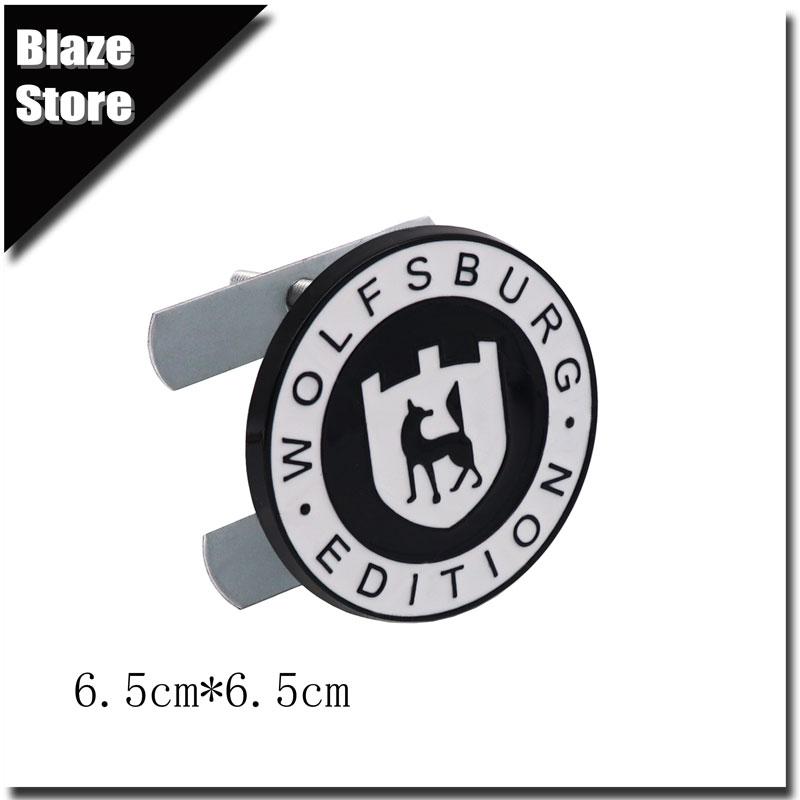 3D Metall Auto Karosserie Kühlergrill Plakette WOLFSBURG EDITION Emblem Auto Aufkleber Für Polo Golf Santana Passat Käfer Touareg