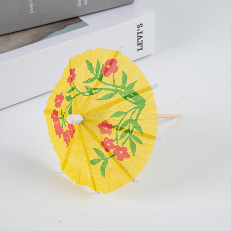 50ks Drink Koktejl Slunečníky Deštníky Párty Svatba Papírová dekorace na deštníky