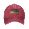 Winter Sunrise Baseball Cap Custom Caps Luxury Hat Hiking Hat Winter Hats for Unisex Unisexs Luxury Womens