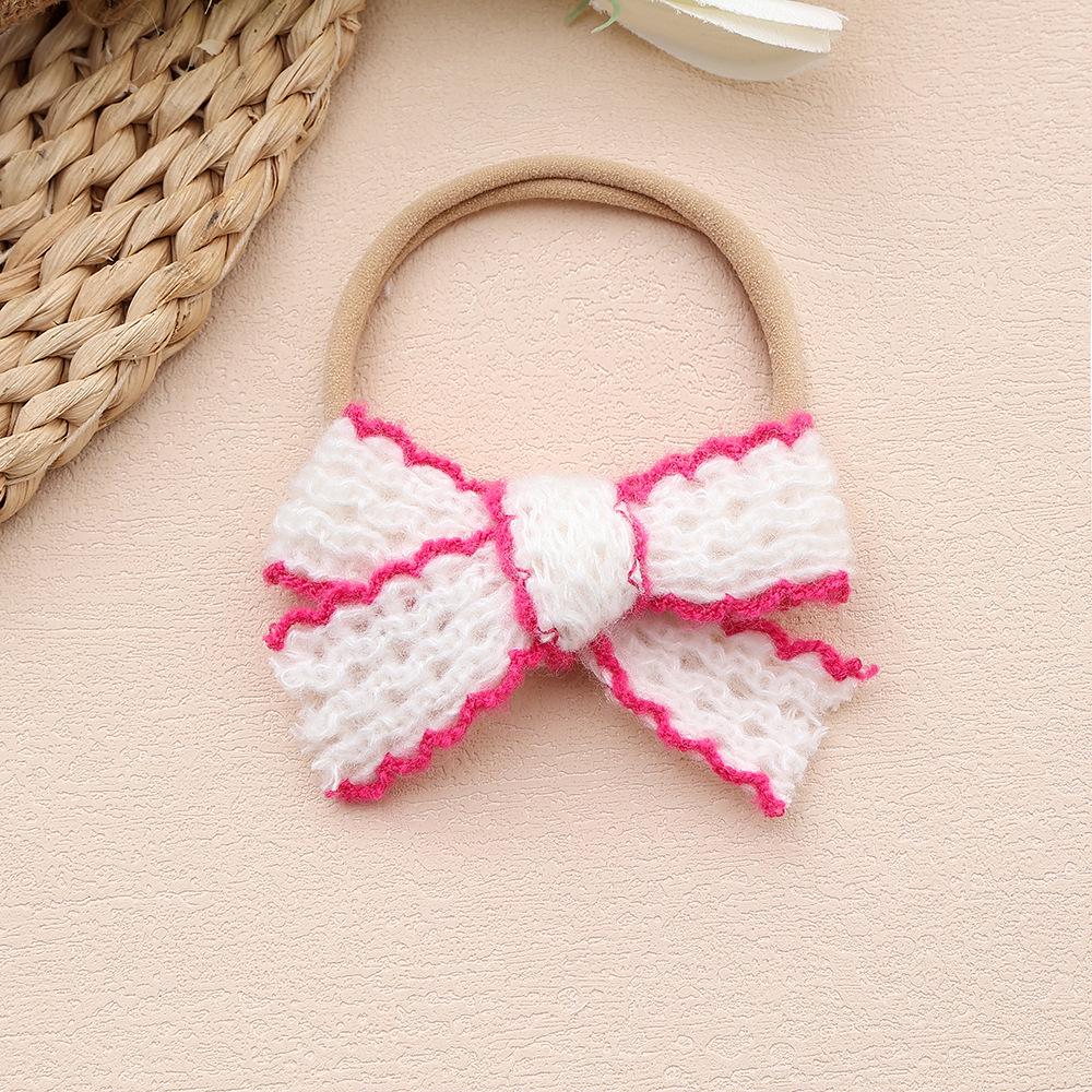 

New Infant Elastic Woolen Headband - Solid Color, Thin, for Babies and Kids