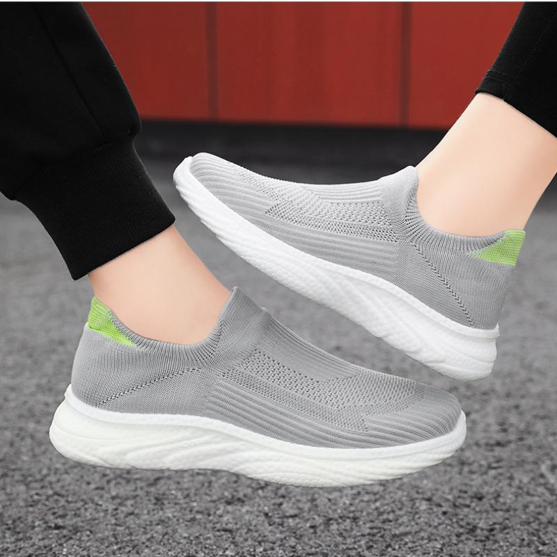 Mode Neuer Paar Laufschuh Atmungsaktiver Sportschuh Leicht und Modisch Frühling/Sommer Herren Atmungsaktive Freizeitschuhe Übergröße