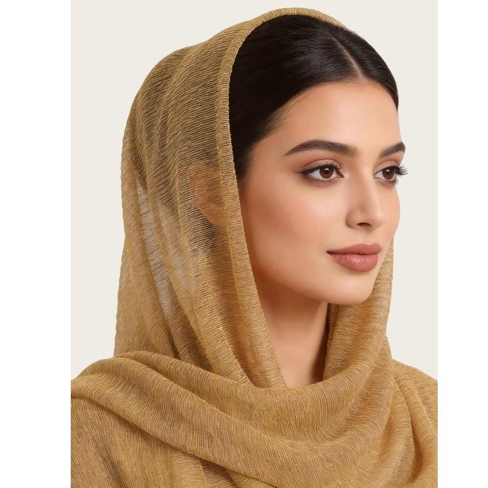 Solid Color Plain Headscarf Breathable Modest Shawl Wrap Fashion Long Hijab For Women