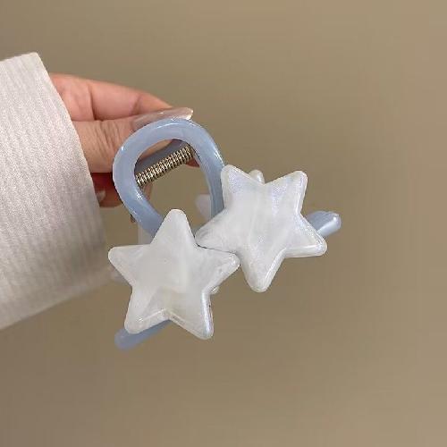 Akryl Barrette elegancka jednokolorowa spinka do włosów krab spinka do włosów Vintage proste akcesoria do włosów dla kobiet kucyk pazur klip kraby