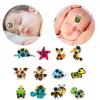 10pcs Kids Forehead Thermometer Strips Cartoon Fever Temperature Sticker Stick On Fever Stickers For Toddlers Baby Fever Tapes