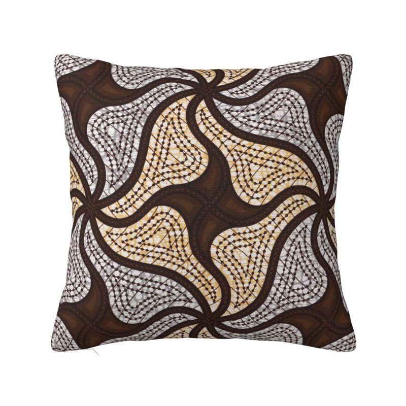 Nordic Ethnic Geometric Ankara African Print Cushion Cover cm Polyester Throw Pillow Case Decoration Sofa Chair Pillowslip