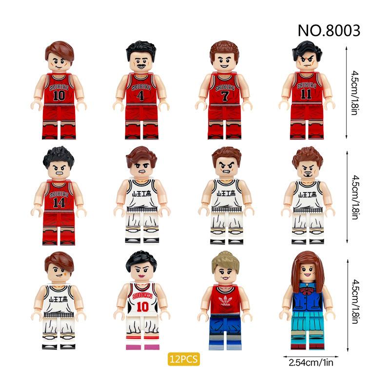 Spot M8015 City Occupation Cartoon Small Particle Building Block Figurine Children Assembled Building Block Toy