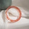 Retro Ink And Wash Burgundy Translucent Bracelet, Light Luxury And High-End Sense Of Literature And Art, Cool Temperament Jewelry Women