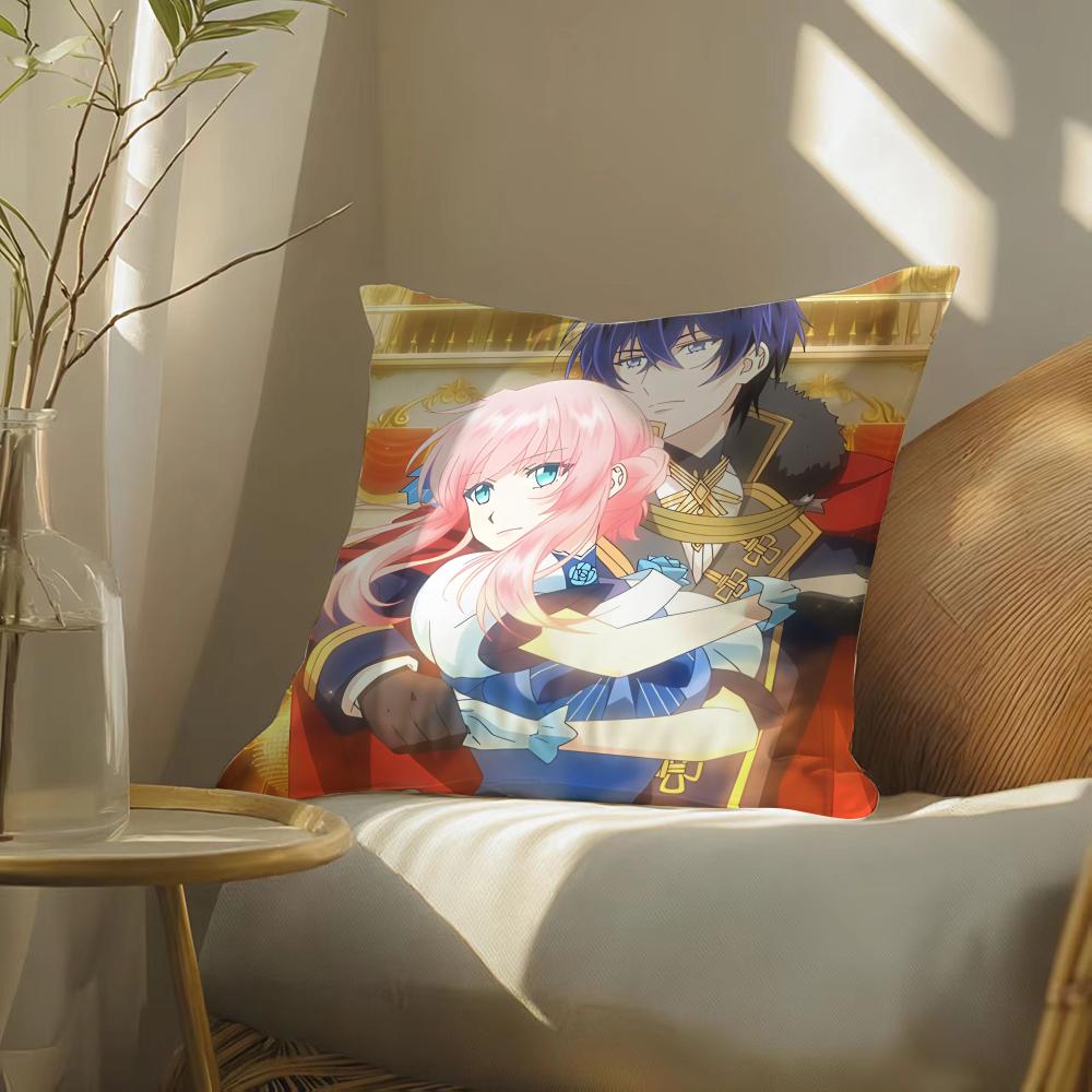 Anime 7Th T-Time Loop Cushion Cover Soft Short Plush Pillow Cover Smooth Cozy Texture Aesthetic Cushion Case Home Decor
