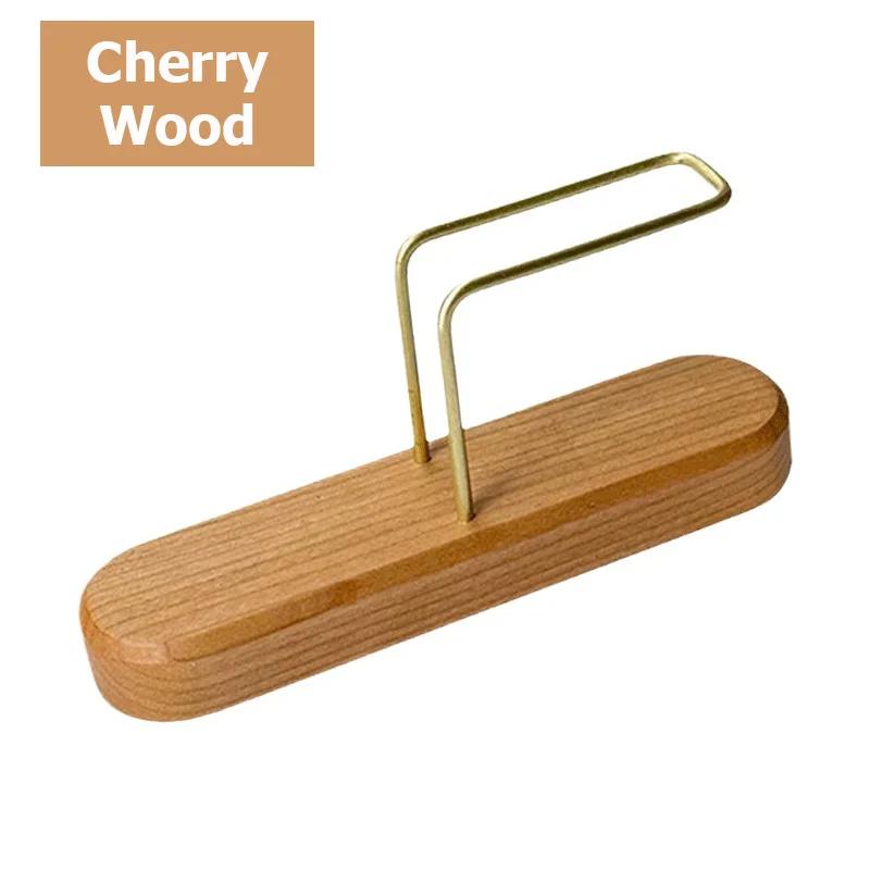 

Деревянный держатель для кофейной бумажной подставки для кофейных принадлежностей, прочный контейнер для хранения кофейных фильтров в форме веера V-образной формы