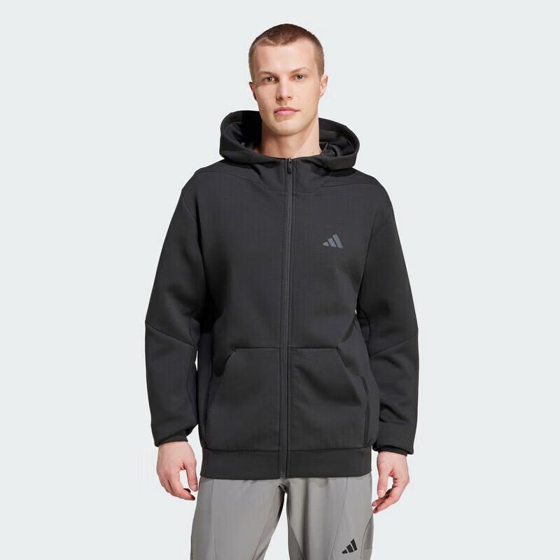 Adidas Men s D4T Full-Zip Hooded Jacket IY1131 L