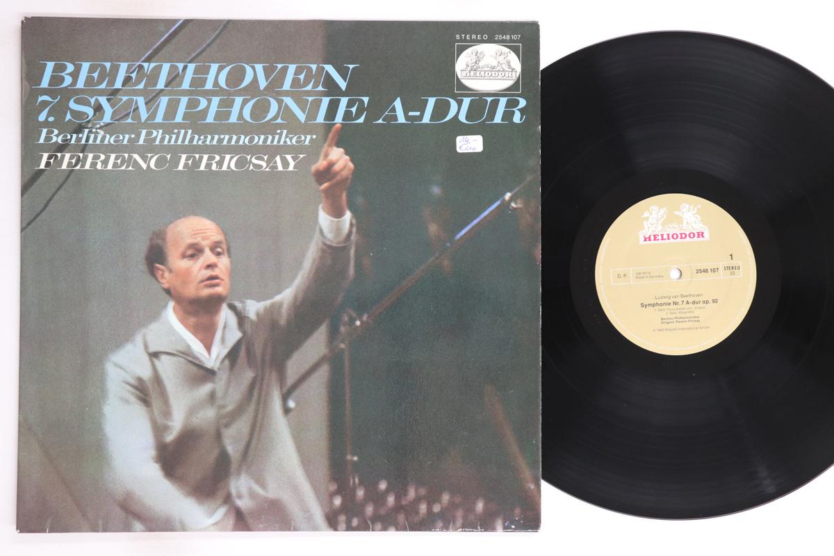 

LP Record FERENC FRICSAY, BERLINER PHILHARMON - Beethoven Symphonie Nr7 A Dur Op92 2548107 HELIODOR Germany Classical Used