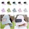 Breathable Sun Protection Mask Mirror/Clear Mask Face Mask Sun Hat Sunscreen Mask  Summer