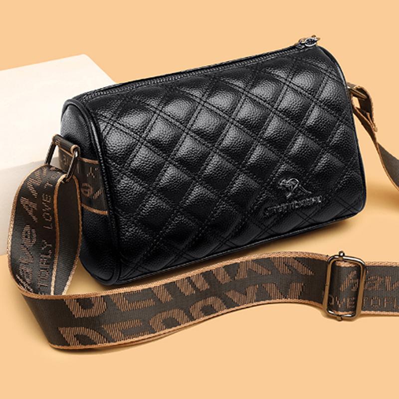 

Повседневная сумка через плечо, женская сумка в стиле ретро, модная, широкий плечевой ремень