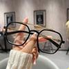 2pcs Polygonal Glasses Anti Blue Light Lenses Eye Protection and Fashionable Retro Classic and Charming Design