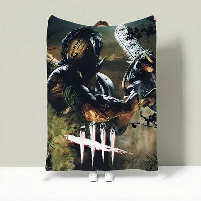 Game D-Dead by Daylight Throw Lightweight 240g Flannel Blanket Soft Skin-friendly for Summer Cooling