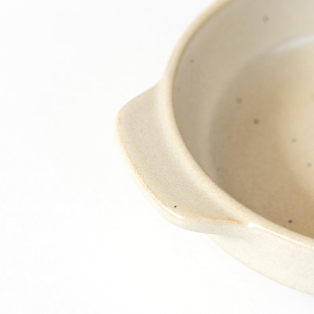Santo Gratin 270ml Made in Japan Banko-yaki Dish, Small, Single-Serve, Capacity, Heat-Resistant Ceramic, Oven, Microwave, Dishwasher, Stackable,