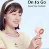 Portable Mini Handheld Fan USB Hand Fan Rechargeable Portable Outdoor Small Pocket Fan 3 Speed Mini Desk Fan with Phone Stand