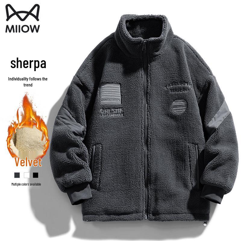 

Maoren Men s Lambswool Lined Winter Padded Jacket 4XL