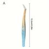 Eyelash Tweezers Ice Flower Anti-Static 3D Accurate Eyebrow Grafting False Lashes Extension Supplies Makeup Tweezer Tools