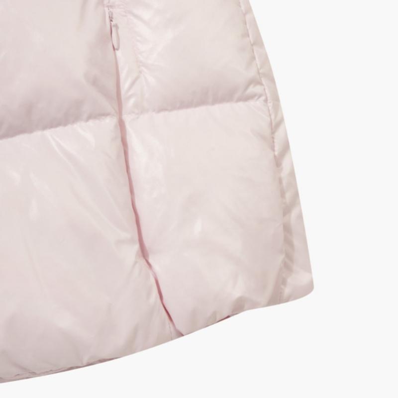 Munsingwear Women Detachable Puffer Down Vest Light Pink Mq422pjpo2