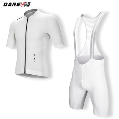 2026 Conjunto de Ciclismo Hombre Almohadilla a Prueba de Golpes Secado Rápido Ropa de Ciclismo Blanca para Hombres Suave Ligero Maillot de Ciclismo para Hombre PRO