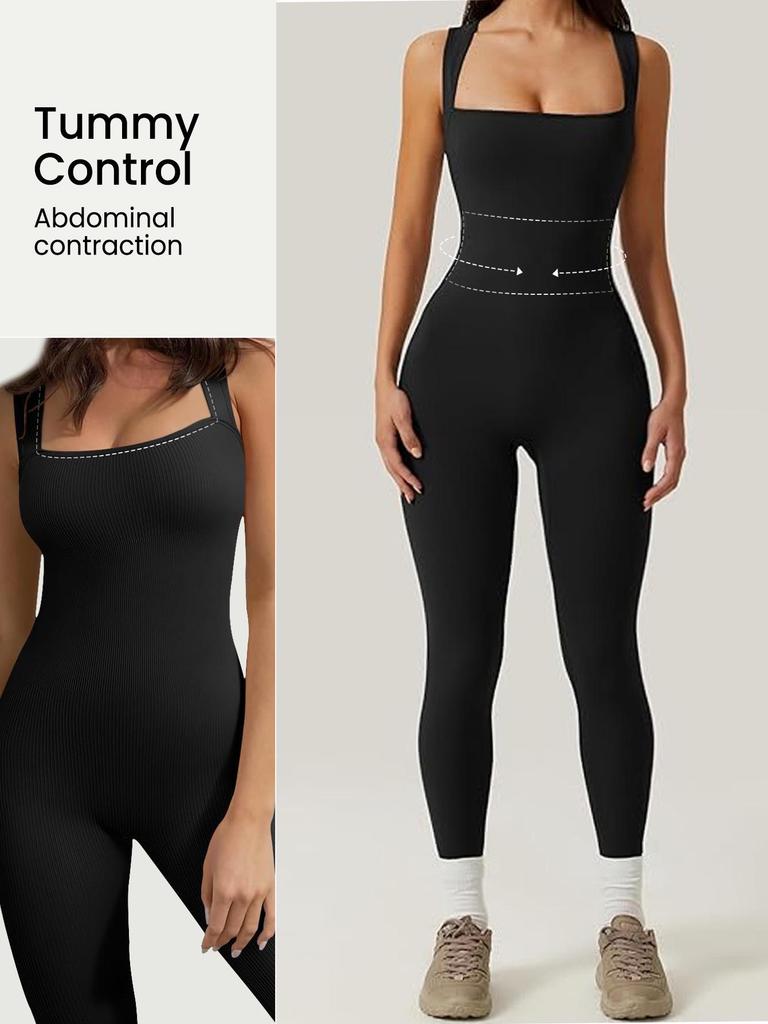 European & American Peach Lift Bodysuit Women's High-Intensity Dance Fitness Nude-Feel Yoga Jumpsuit