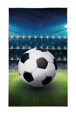 Towel 30x50 for Kindergarten, Football Pitch, 100% Cotton