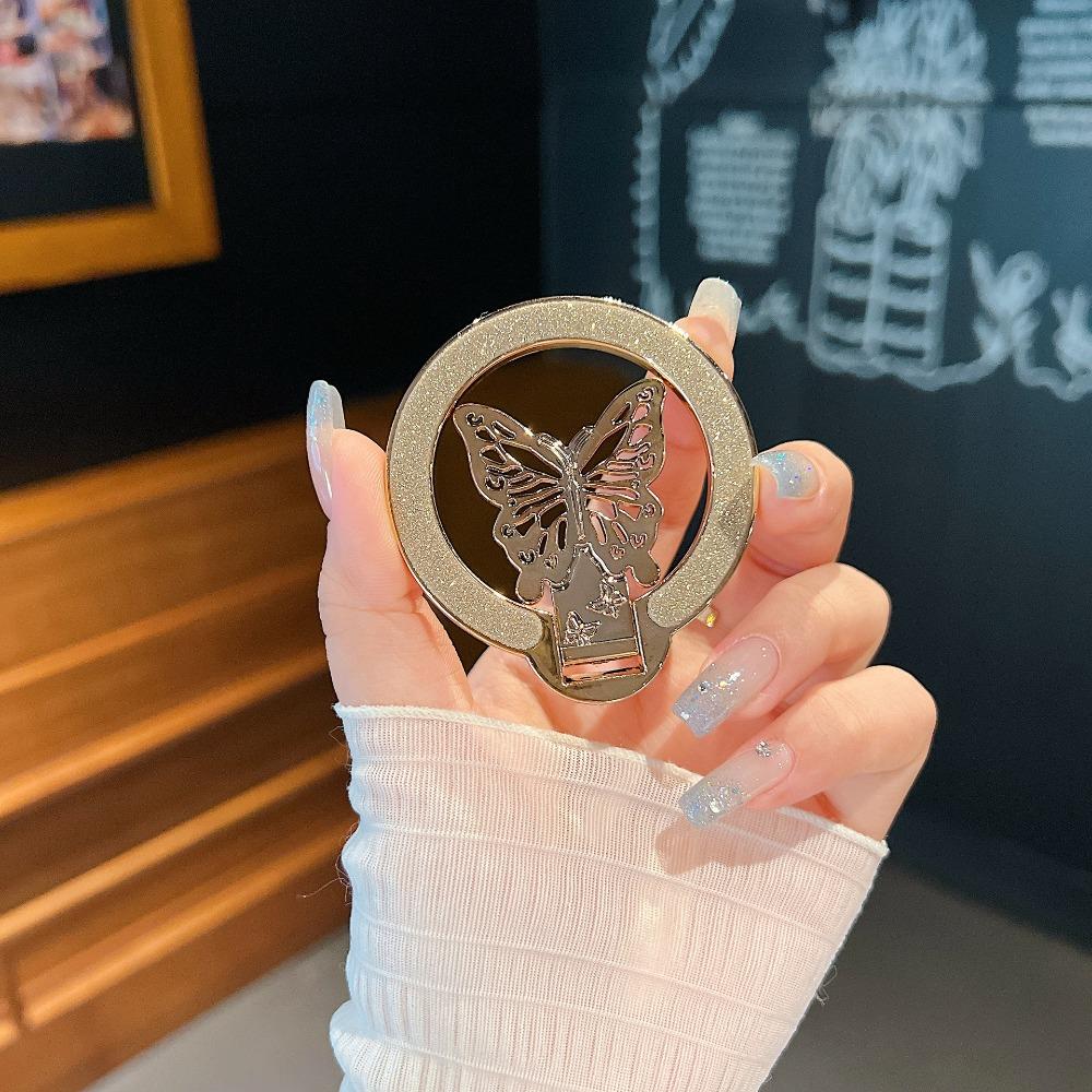 

Butterfly Phone Stand Foldable Support Kickstand New Fashion Support Frame Girl золотой