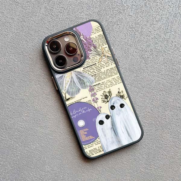 Fashion Ghost Creativity Phone Case For Iphone 16 15 14 11 13 12 Pro MAX Back Cover X XS XR Max 7 8 Plus Cases Solt Matte Shell