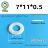 Thickened Nylon Plastic Flat Washer: Hard Plastic Gasket M2-M16