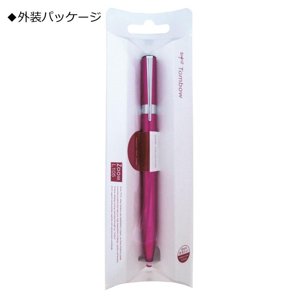 Tombow ZOOM L105 Ballpoint 0.5mm Pen, Pink, FLB-111F