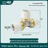 Aluminum-Plastic Pipe Joint Accessories for PERT Floor Heating 1216 & 2025 Quick-Connect Geothermal Pipe Repair