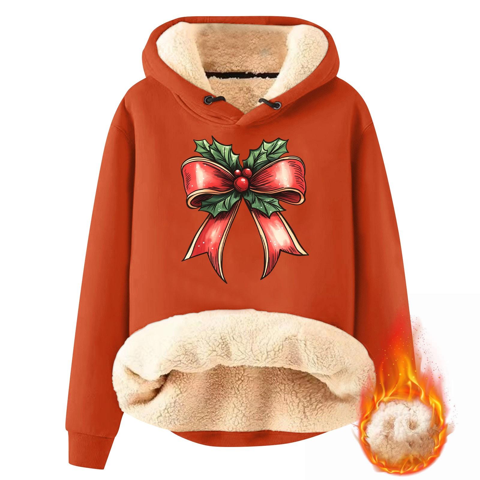 Женская модная толстовка с капюшоном утепленная свободная с принтом L 2275₽