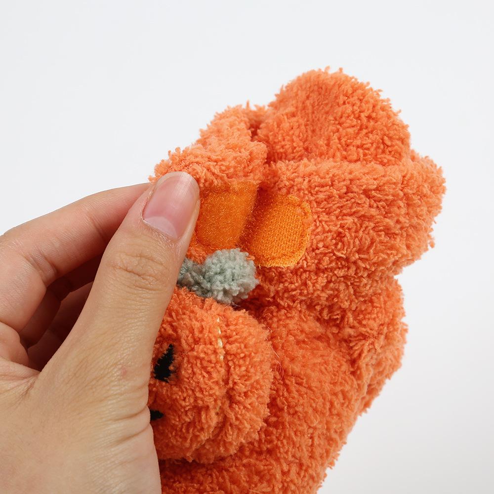 New Autumn/Winter Pumpkin Baby Toddler Shoes - Soft, Warm Cotton with Soft Sole (Model M2043) - Perfect for Halloween!