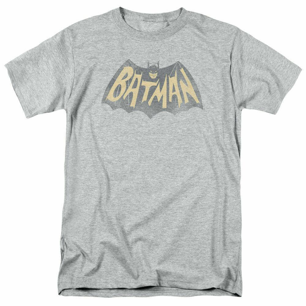 26 Classic Batman Show Logo T Shirt Mens Licensed Classic TV Merchandise Gray Unisex T-Shirt XXXL