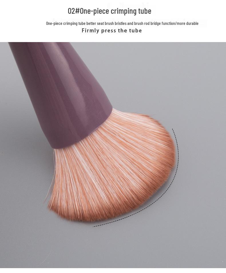 Portable Makeup Brush Set with Mirror: Soft Bristle Powder & Eyeshadow Brushes in Storage Box