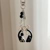 Yogodlns Premium Music Headphone Bag Charms Unisex Keychain Phone Strap Couple Gifts Backpack Pendant Accessory