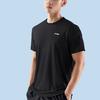 Li Ning Badminton Series Logo Solid Color Short Sleeve T-Shirt Men Tops Black ATST655-1