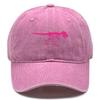 Unisex Adjustable Baseball Hat Pink Dinosaur Caps For Man Washed Retro Snapback Baseball Cap Ideal Choice For Casual Wear