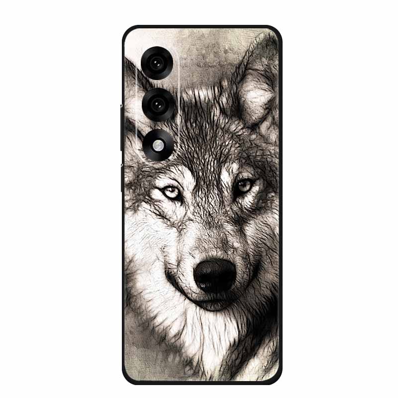 For OnePlus Nord 5 5G Case Nord5 Phone Cover Wolf Lion Black Silicone Soft Back Cover For OnePlus Ace 5 Ultra Case 6.83" Coque