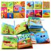 Three-Dimensional Baby Cloth Book Early Education Toy, Can'T Tear Palm Book Early Education Cognition Baby Cloth Book With Sound Paper Set