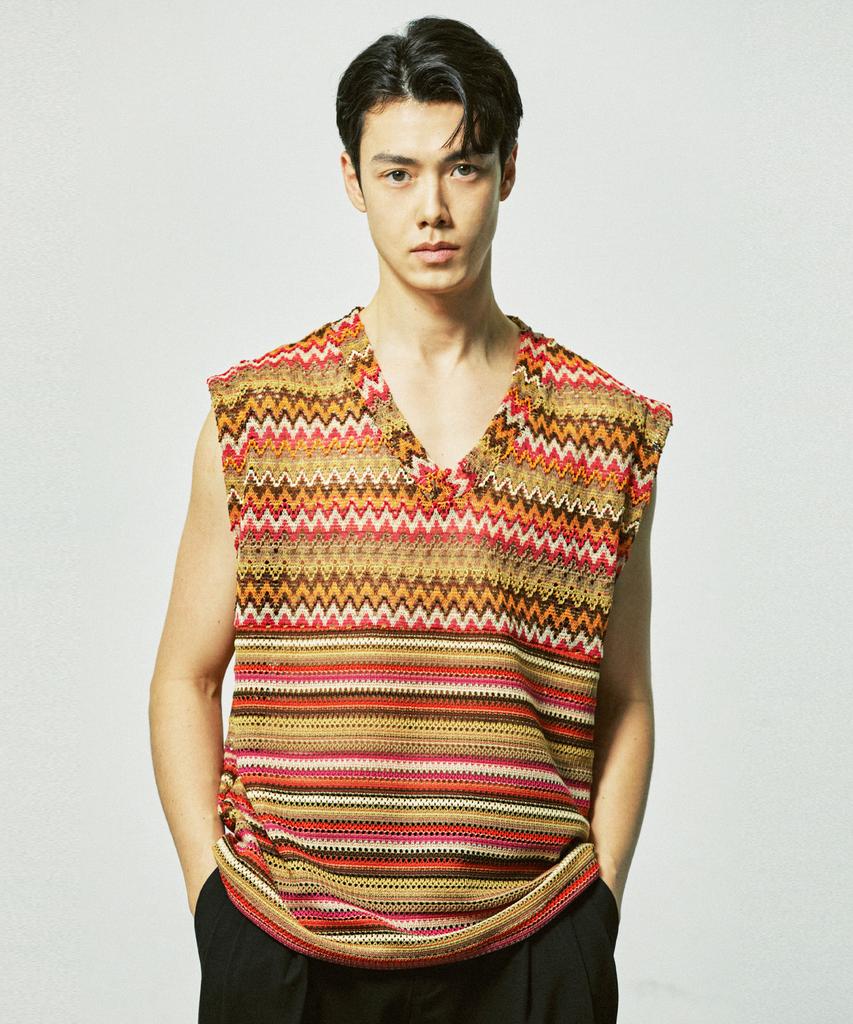 Ssy Havana Beach Knit Vest Sunset