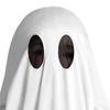 Halloween Kids Ghost Costume Ghost Cosplay Costume with Pumpkin Trick or Treat Candy Bags White Ghost Outfit Ghost Cape