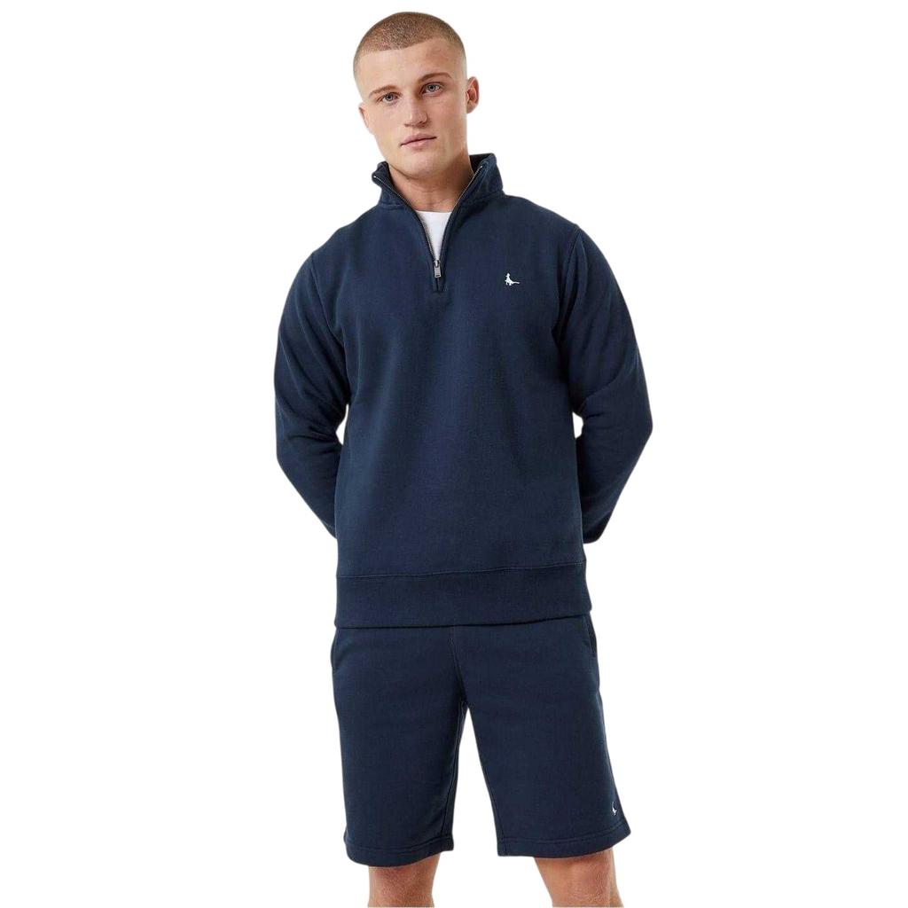 Jack Wills Mens Barchester Quarter Zip Sweatshirt