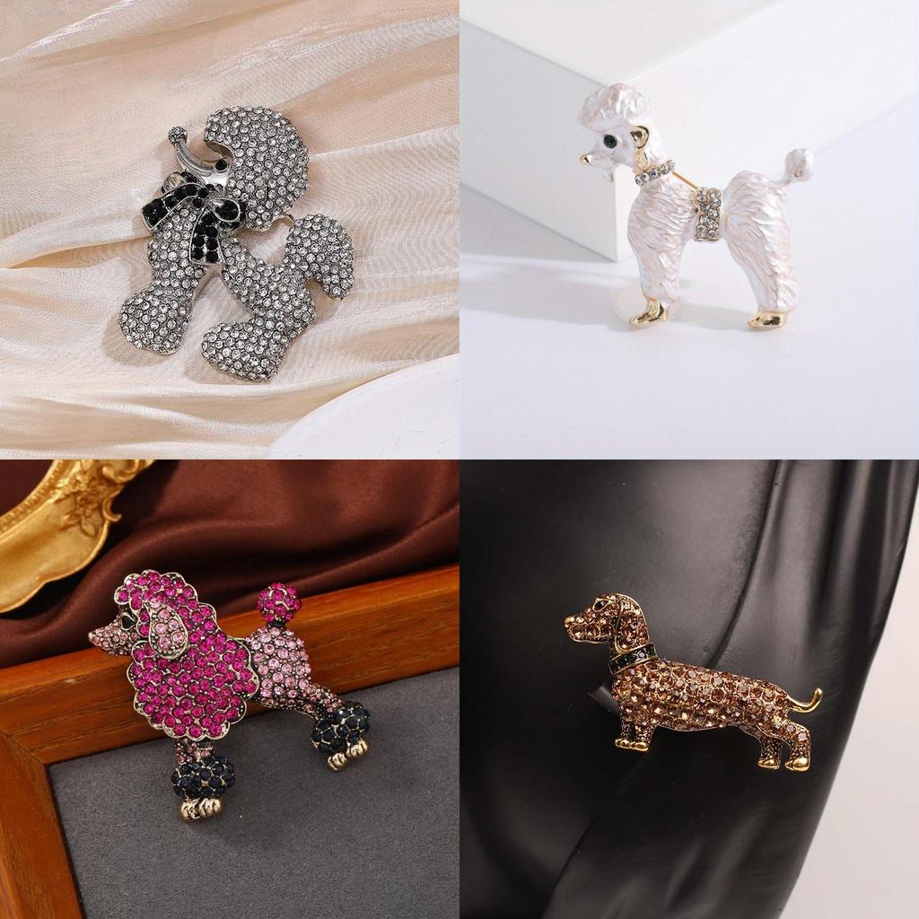 Spille Amanti dei Cani Lega Spille Animali Cane Carino Accessorio Moda Per Uomini Donne