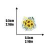 54 Sunflower Style Graffiti DIY Decorative Stickers for Laptop and Car.