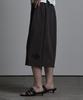 Aejeuyua Sagging Flare Bermuda Pants Charcoal