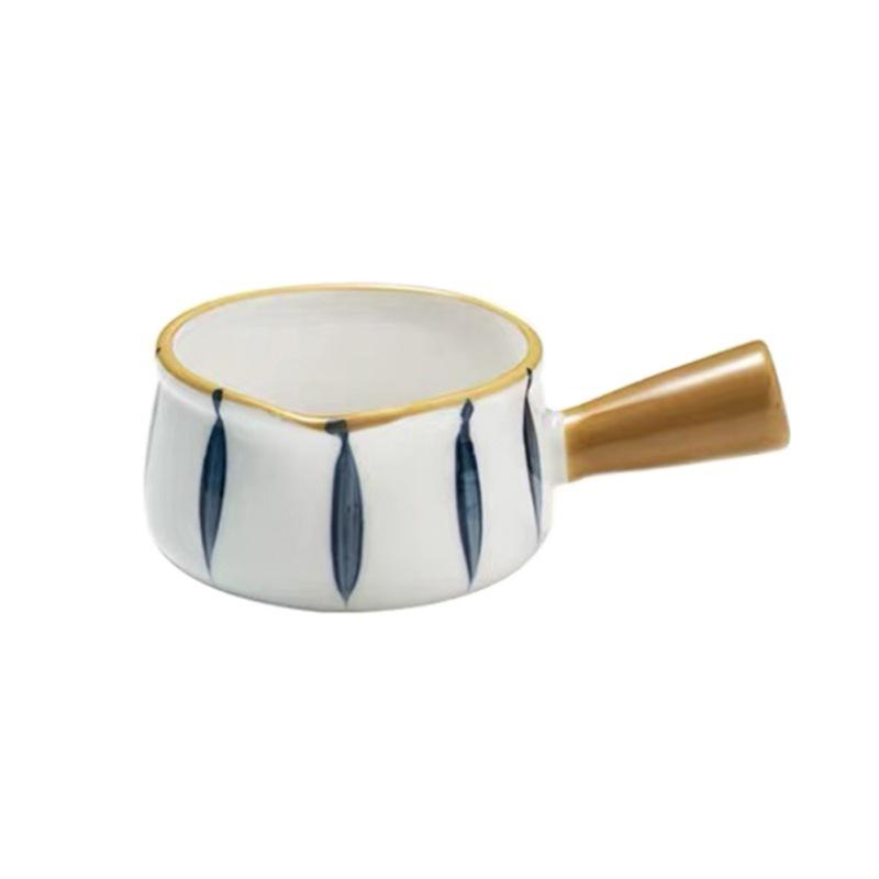 Cute Ceramic Milk Jug With Handle Espresso Cup Milk Cup Seasoning Sauce Vinegar Jug Coffee Syrup Jar Dipping Bowls